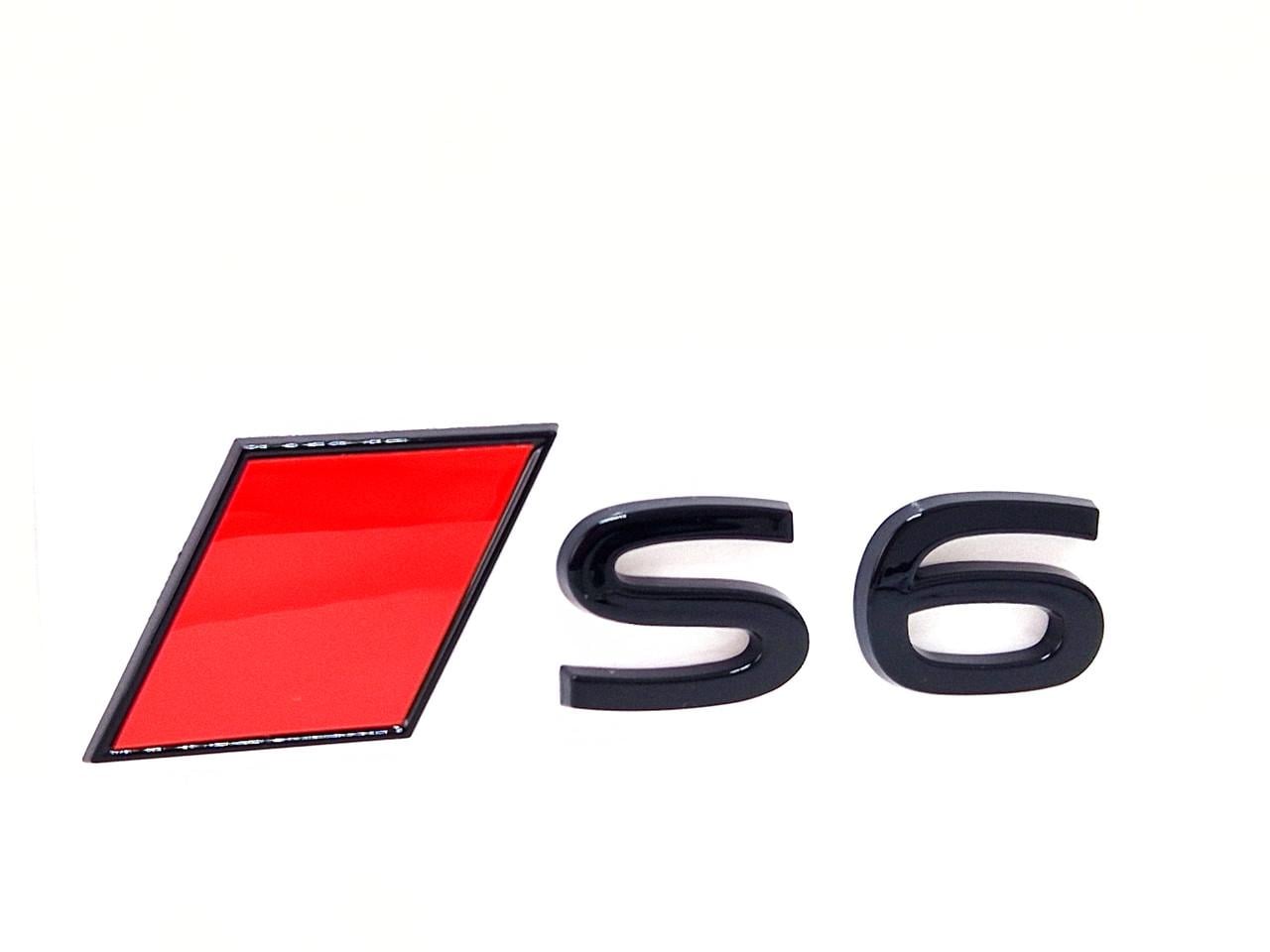 Емблема S6 Audi Black gloss (2854652362)