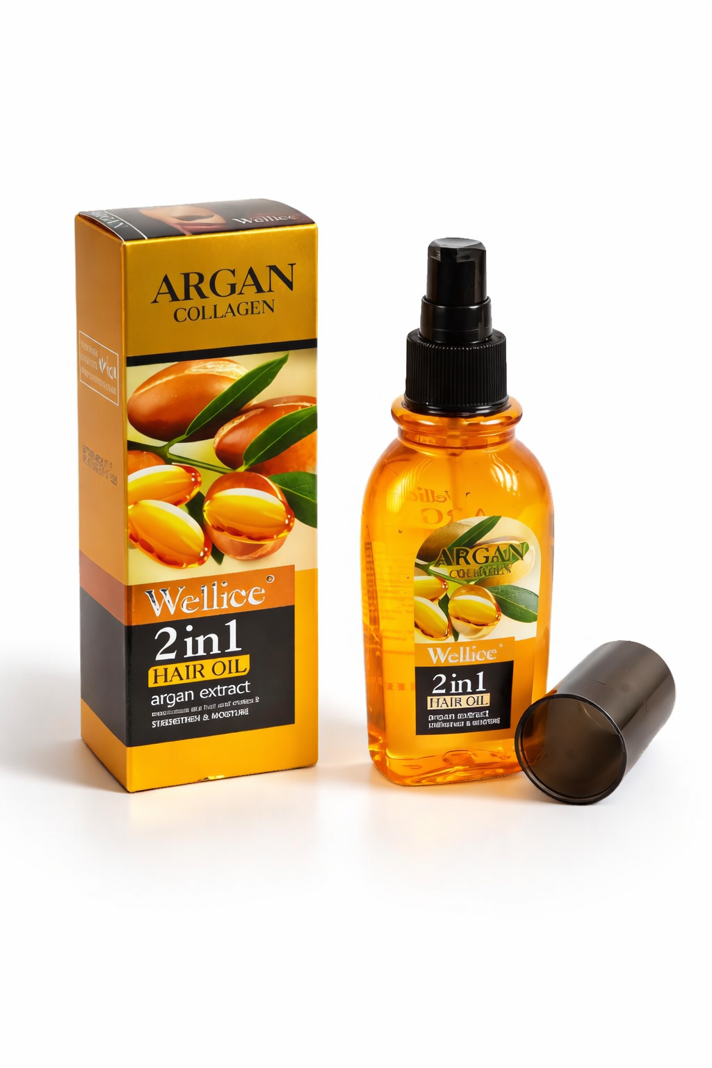 Олія для волосся Argan Collagen 2в1 з аргановою олією та колагеном 250 мл (32390715)