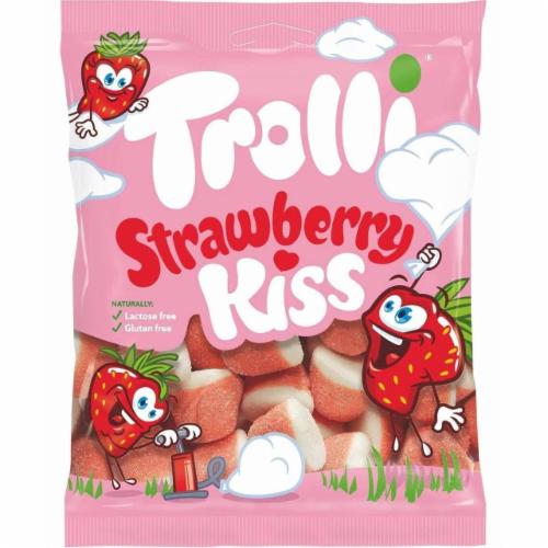 Конфеты желейные Trolli Kiss Strawberry 150 г (30826362)