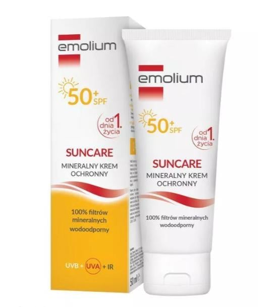 Минеральный защитный крем Emolium Suncare Mineral SPF50+ для сухой/чувствительной кожи 50 мл - фото 2