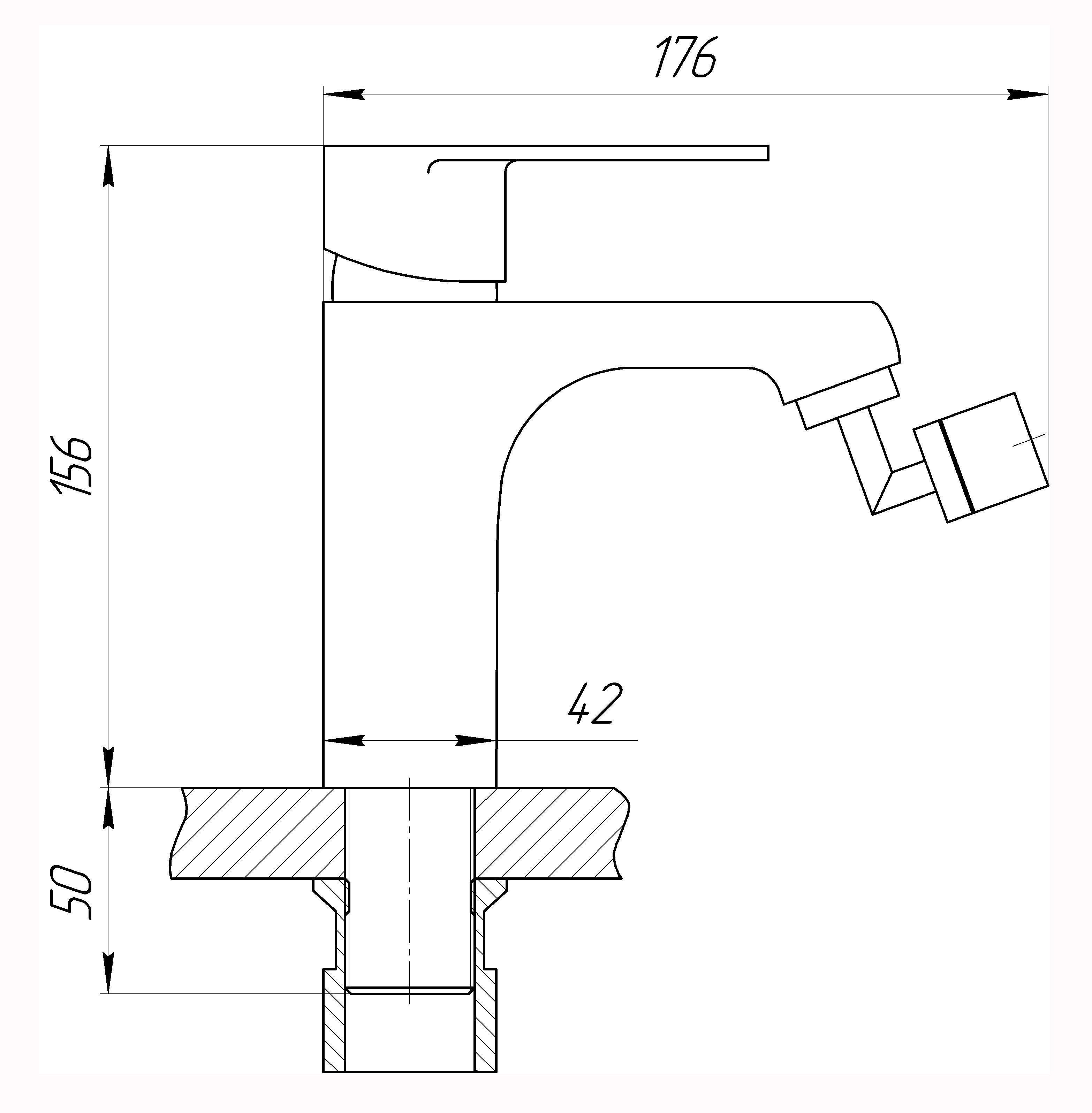 Смеситель для биде DOMINO Dionis DDD-106 Хром (27316) - фото 8 Смеситель для биде DOMINO Dionis DDD-106 Хром (27316) - фото 8