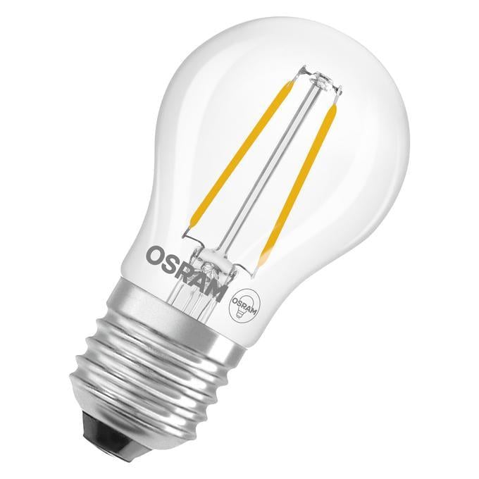 Світлодіодна лампа Osram CL P25 1,8W 230V 250lm 2700K E27 45x84 мм груша (4099854467509)