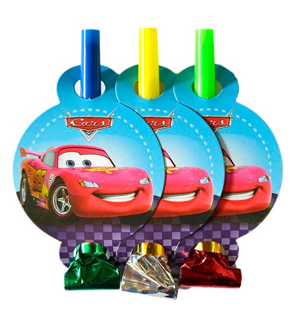 Дудки язычки Cars 6 шт. 13 см