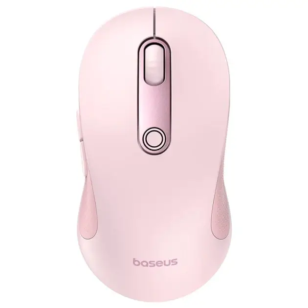 Миша бездротова BASEUS F02 Ergonomic Wireless Mouse B01055505411-01 Pink - фото 1