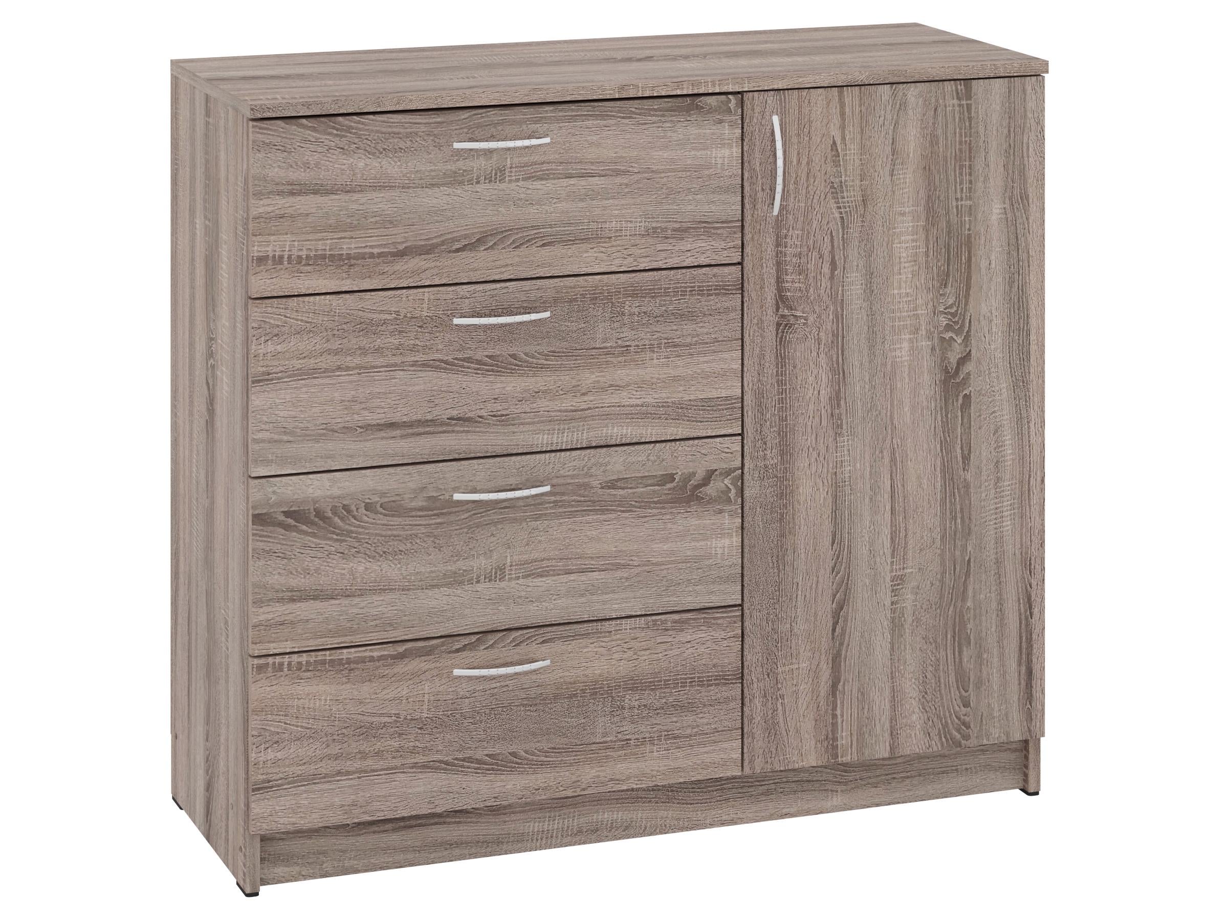 Комод с ящиками PEHOTIN К-4+1 ДСП 100х38х90 см Трюфель (PN-100565) Комод с ящиками PEHOTIN К-4+1 ДСП 100х38х90 см Трюфель (PN-100565)
