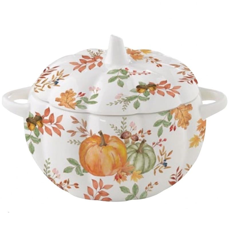 Салатник с крышкой Easy Life Harvest 15x13 см тыква (111005617)
