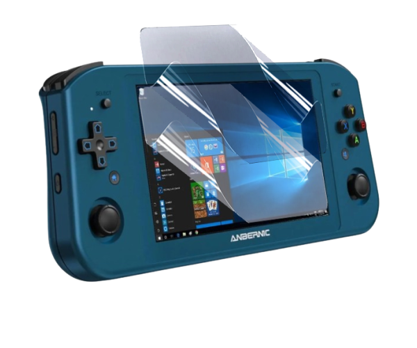 Пленка противоударная гидрогелевая Hydrogel Film для игровой приставки Anbernic win600 90.57x148.98 Transparent
