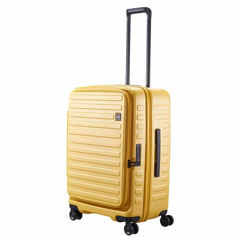 Чемодан на 4 колесах Lojel Cubo V4 M 70/77 л Mustard (Lj-1627-66426) - фото 2