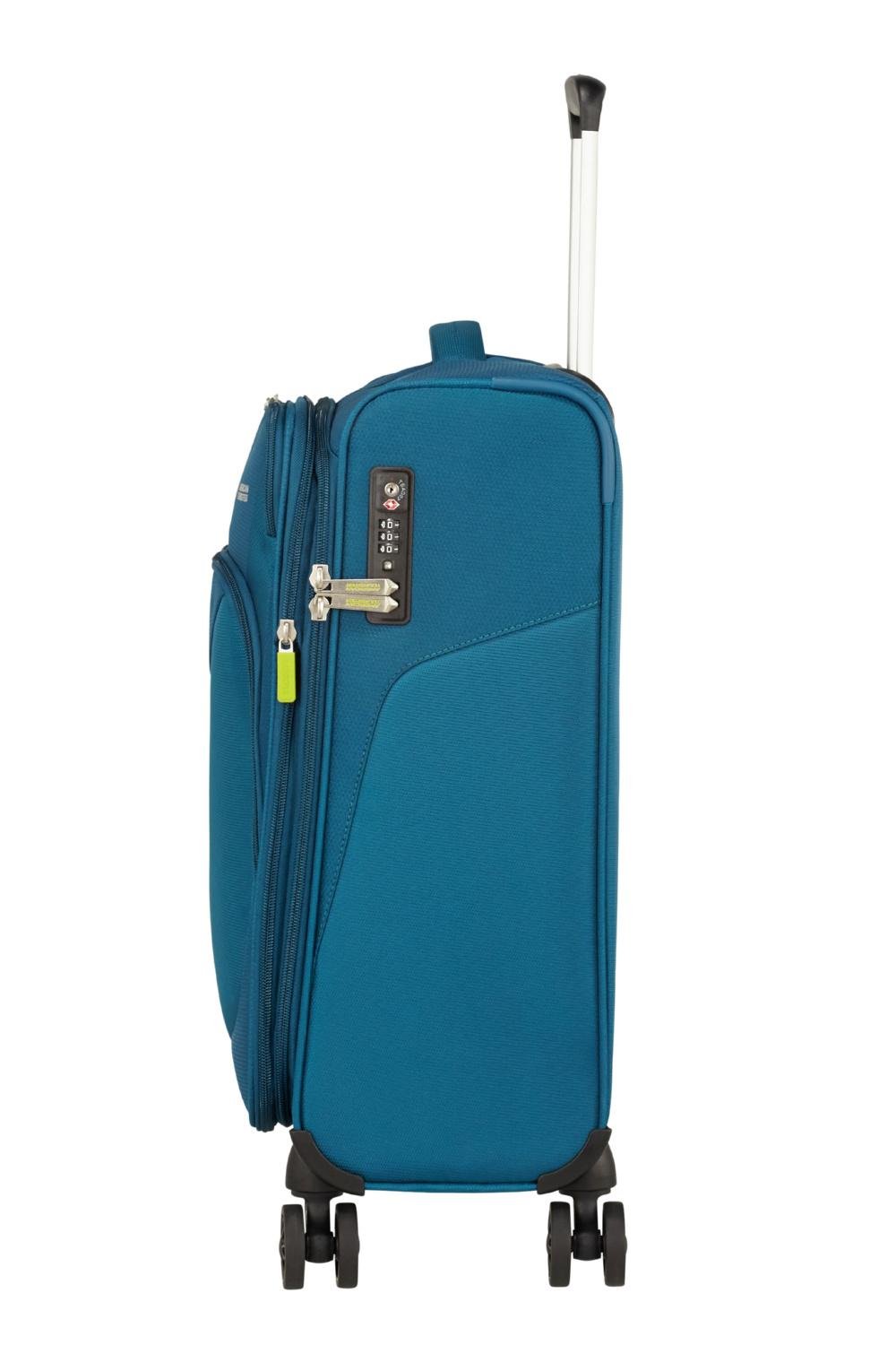 Валіза з розширенням American Tourister Summerfunk 55x40x23/25 см Блакитний (78G-51003) - фото 6