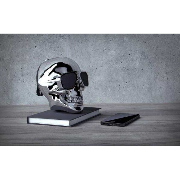 Колонки Jarre Technologies AeroSkull XS + Chrome Silver - фото 3