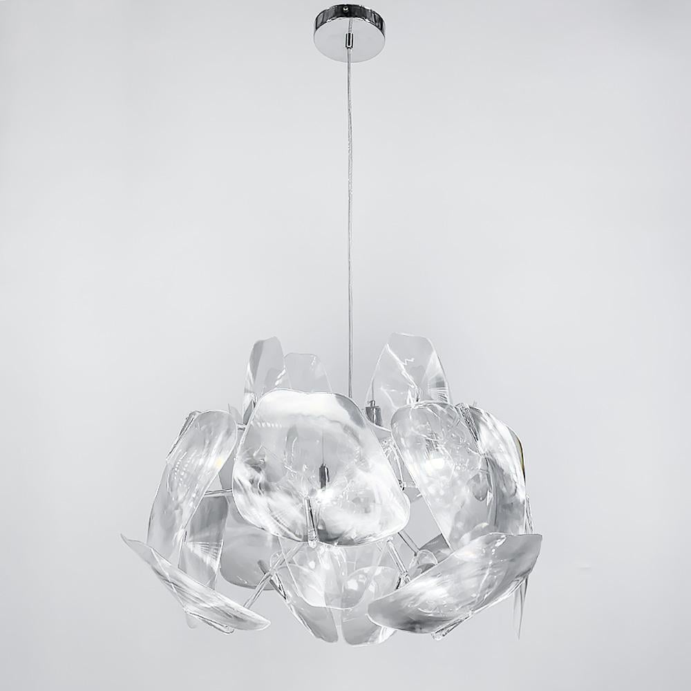 Світильник декоративний з напівпрозорими пластинами Ø 60 см (DE8C-560)