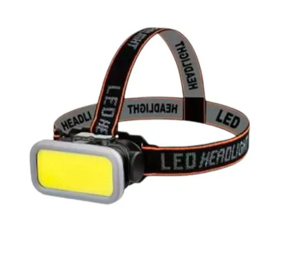 Фонарь налобный Head Lamp YM-309-COB с аккумулятором белый и красный свет USB-зарядка (2773329110)