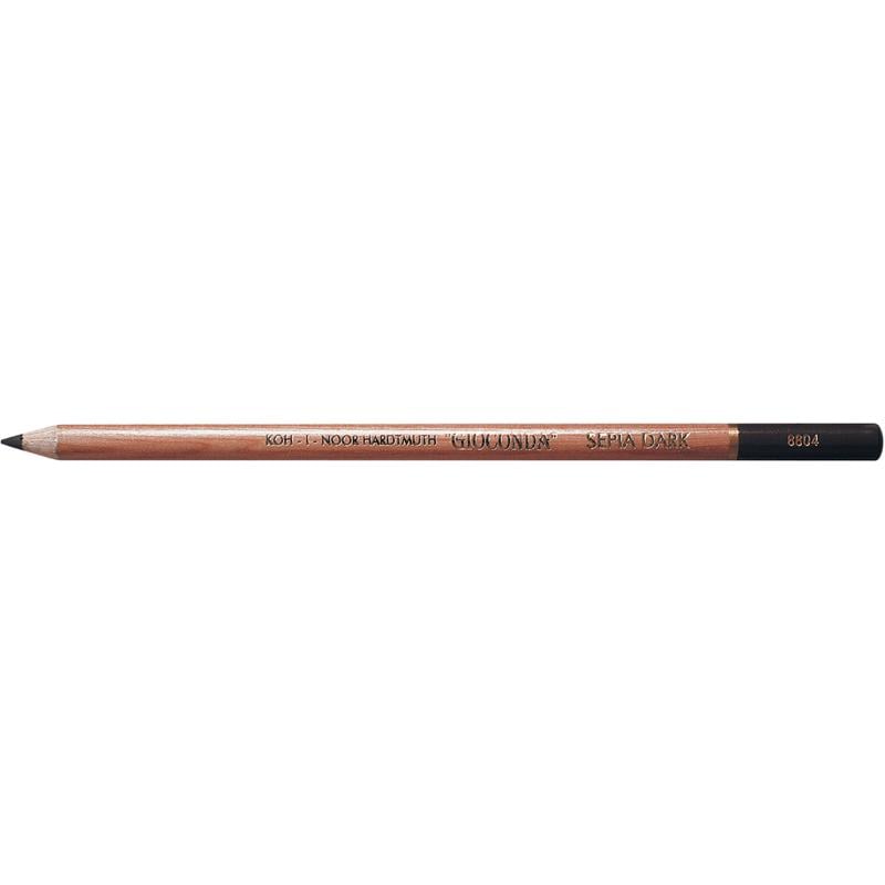 Сепия в карандаше Koh-i-noor GIOCONDA Темно-коричневый (8804)