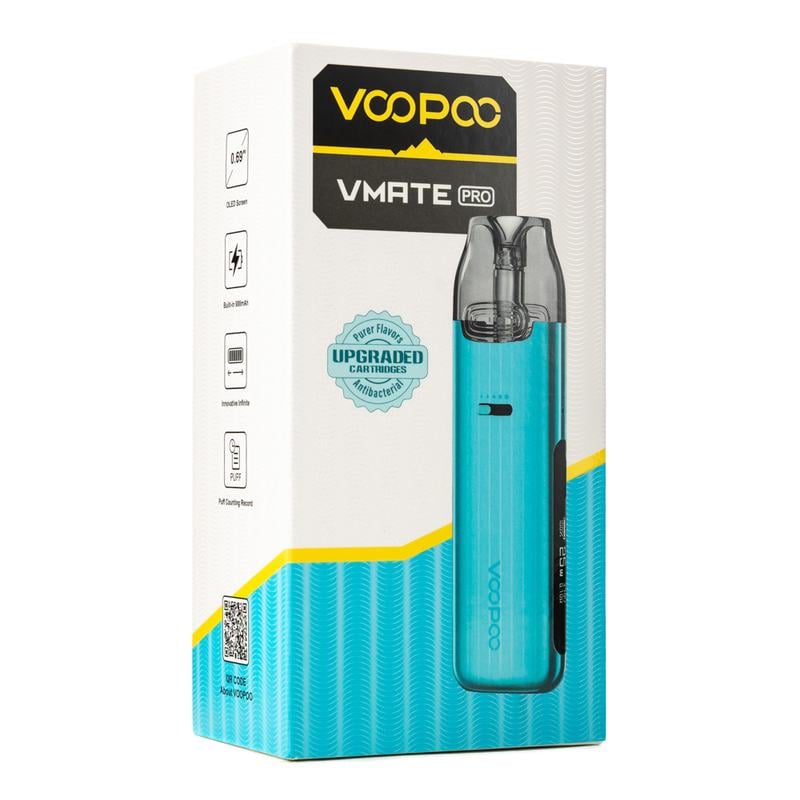 Pod-система VooPoo VMATE PRO Mint Blue (18725) - фото 3