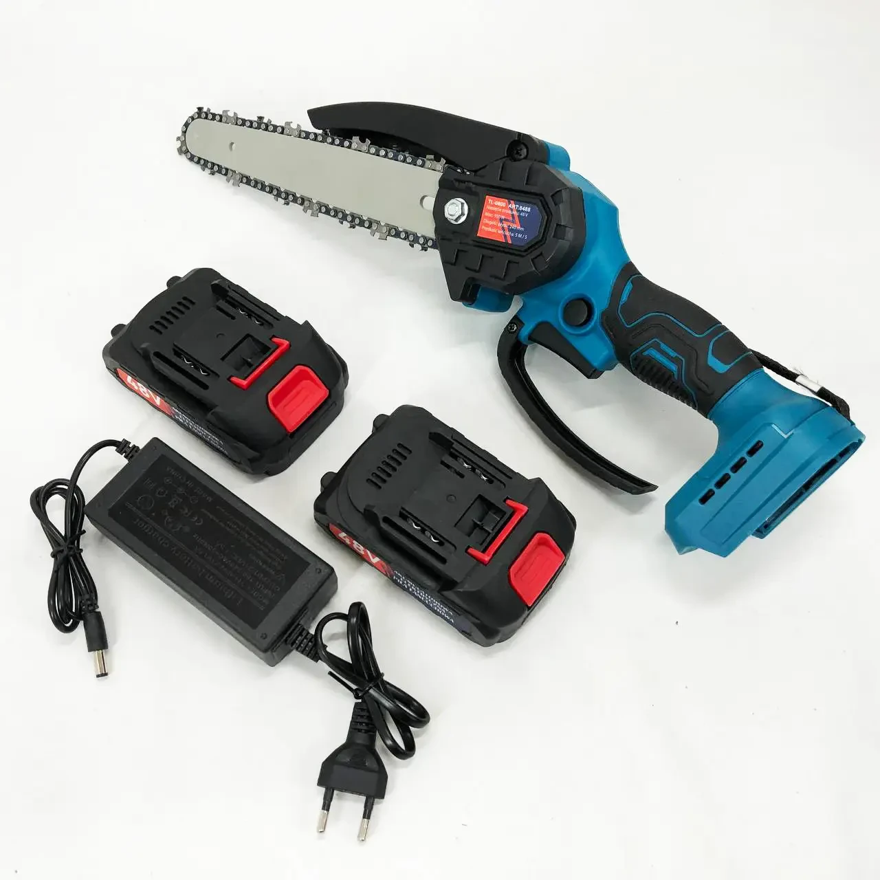 Электропила аккумуляторная Domotec SAW 6-8" 48 Вт садовая цепная (9640) - фото 3 Электропила аккумуляторная Domotec SAW 6-8" 48 Вт садовая цепная (9640) - фото 3