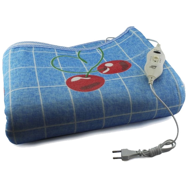 Электропростынь Electric Blanket Клетка 170х150 см Голубой (tf5758)