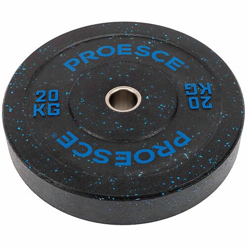 Диски бамперные из структурной резины Record TA-4782-20 Bumper Plates 20 кг Черно-синий (32311742)