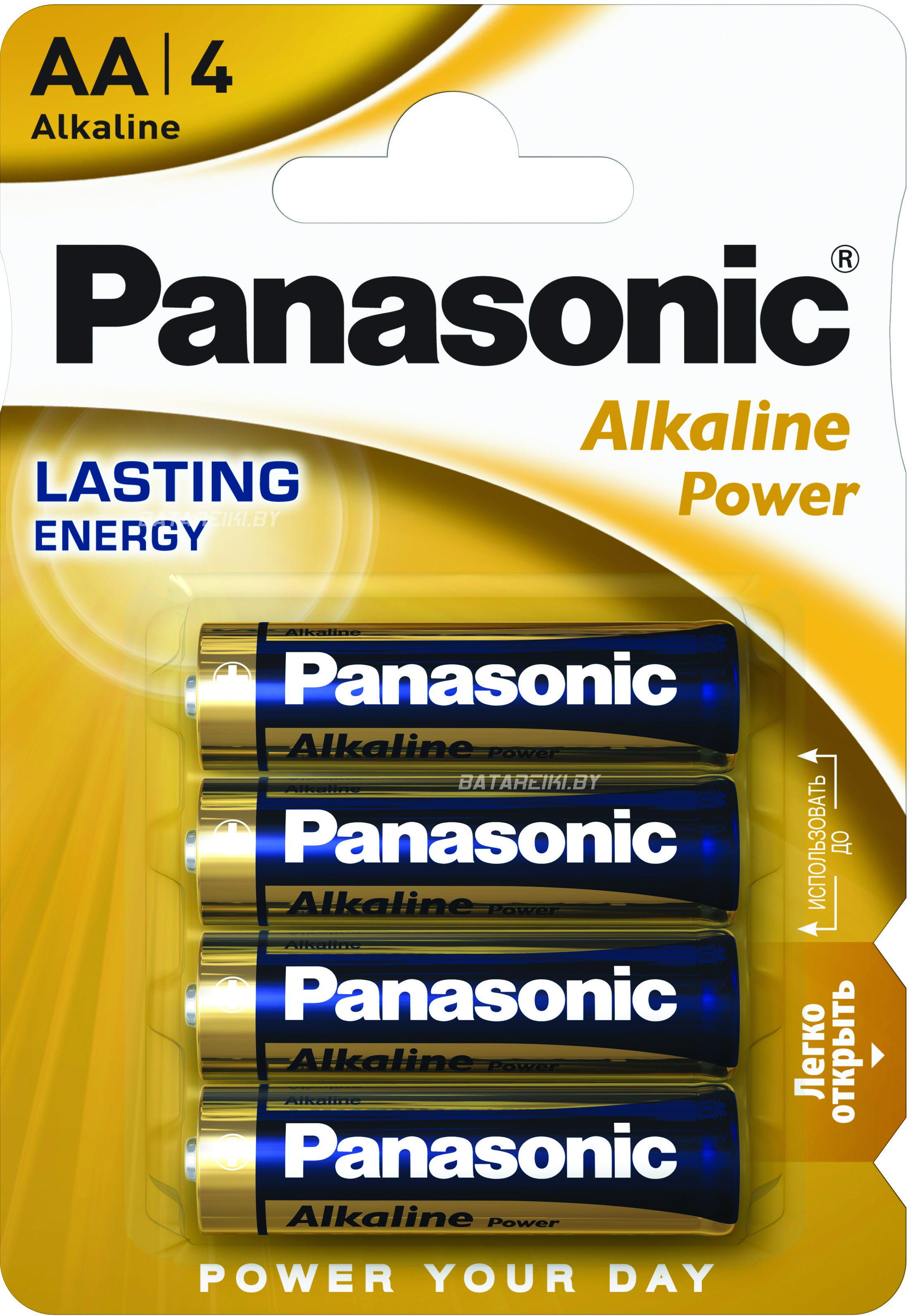 Батарейки Panasonic LR06 Alkaline Power AA 4 шт.