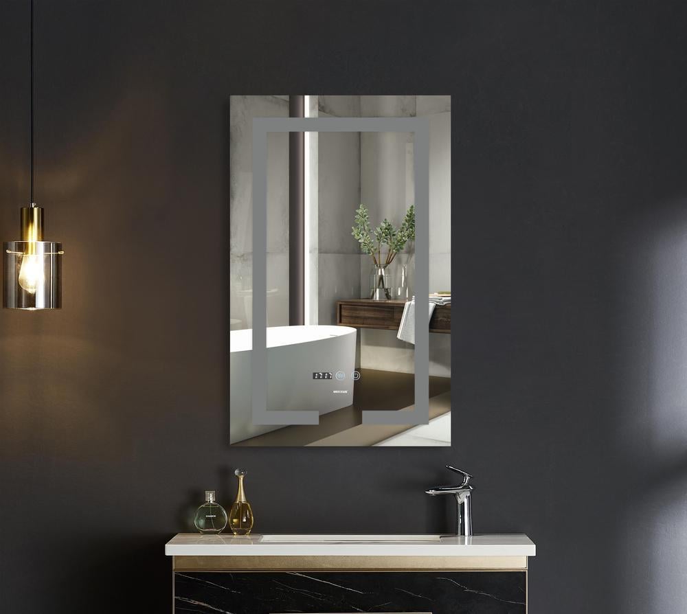 Зеркало MIXXUS HARD MR06-60x80 с LED Touch/Anti-fog с димером/регулировкой яркости/часами (MI6929) - фото 5 Зеркало MIXXUS HARD MR06-60x80 с LED Touch/Anti-fog с димером/регулировкой яркости/часами (MI6929) - фото 5