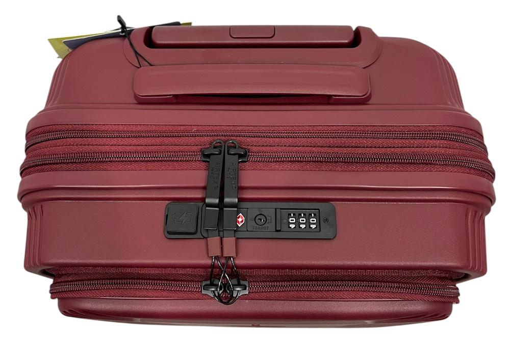 Валіза велика Airtex 647 поліпропілен L Бордовий - фото 5