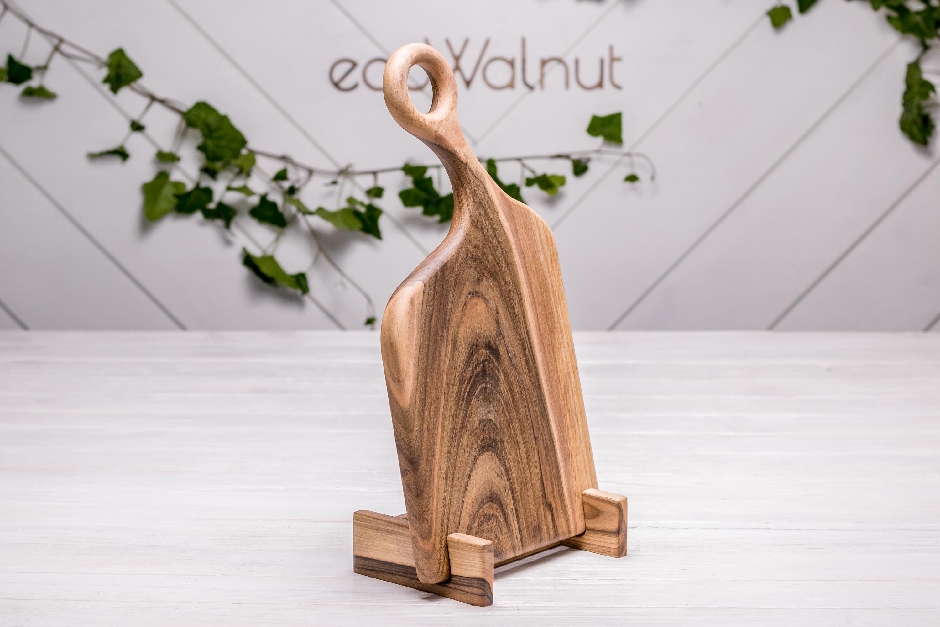 Доска кухонная ореховая EcoWalnut Изгиб L (EK-6.2) - фото 2