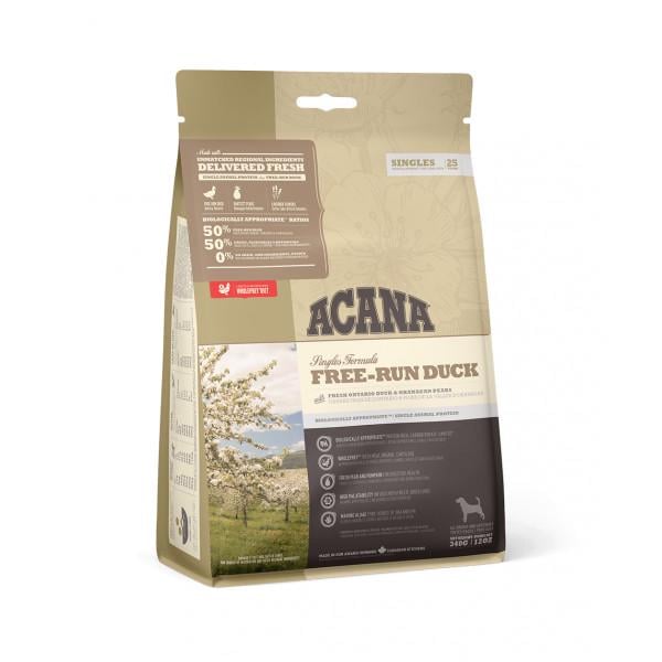 Корм беззерновой Acana Free-Run Duck для собак всех пород 340 г (26462)