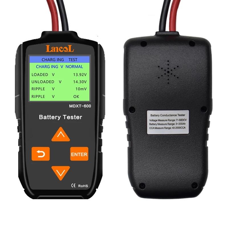 Тестер батарей АКБ Lancol MDXT600 профессиональный 12 В 30Ач-220Ач (1280071412) - фото 4 Тестер батарей АКБ Lancol MDXT600 профессиональный 12 В 30Ач-220Ач (1280071412) - фото 4