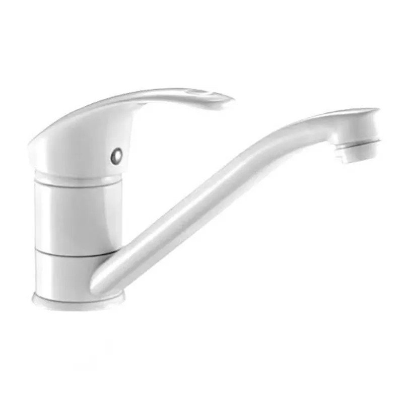 Смеситель для умывальника Haiba Mars 004 Белый из латуни Белый (HB0253) Смеситель для умывальника Haiba Mars 004 Белый из латуни Белый (HB0253)