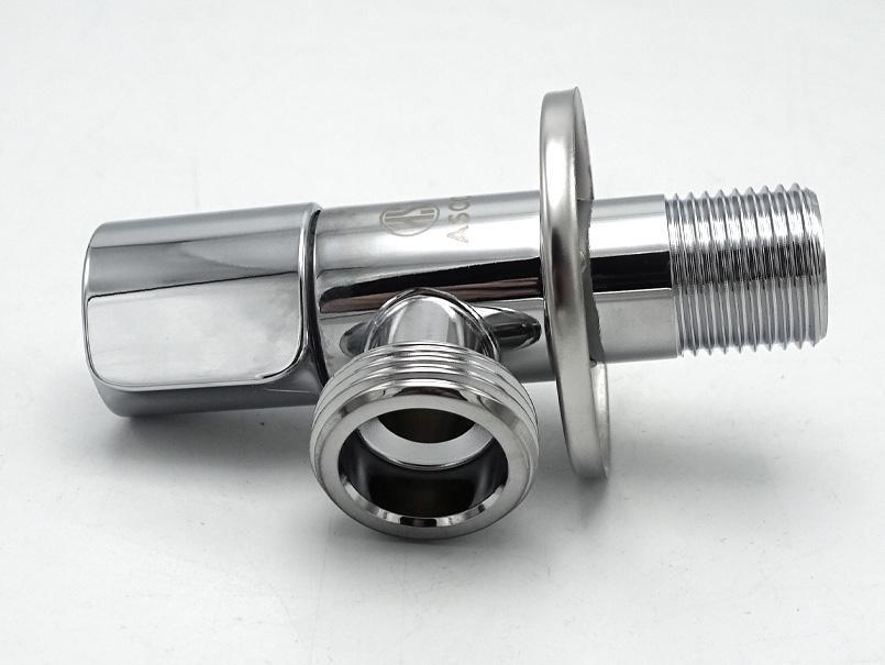 Кран для підключення сантехнічних приладів ASCO S.S.304 1/2"x3/4" нержавіюча сталь (RS-AS-SS-304-08) - фото 4 Кран для підключення сантехнічних приладів ASCO S.S.304 1/2"x3/4" нержавіюча сталь (RS-AS-SS-304-08) - фото 4