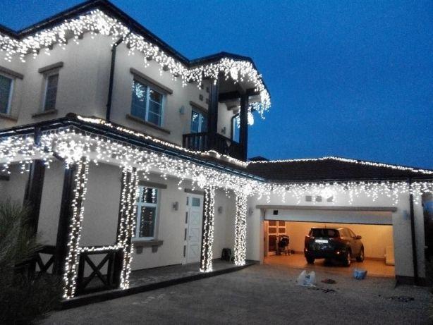 Гірлянда вулична LED Бахрома 200 ламп 10 м Білий (53719411) - фото 4