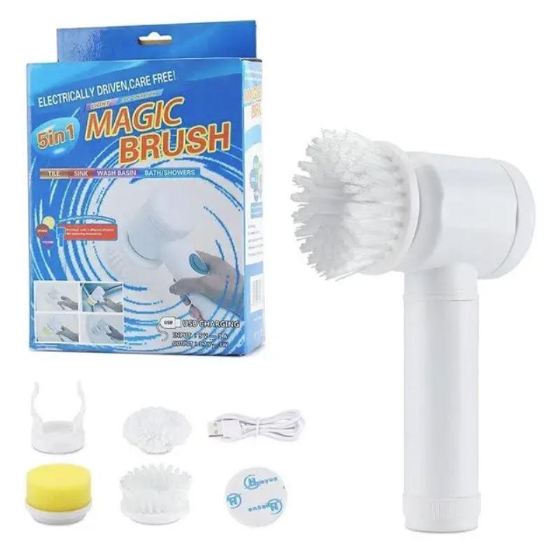 Щітка для прибирання електрична Magic Brush 5в1 USB (20811068) - фото 9