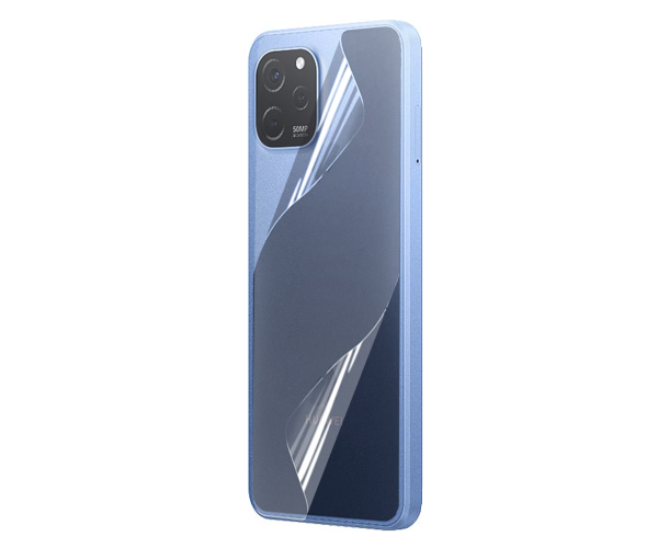 Противоударная гидрогелевая пленка Hydrogel Film для Huawei Nova Y61 на заднюю панель, Transparent