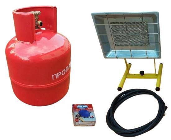 Газовый обогреватель баллон 12 л/редуктор/шланг (21295742)