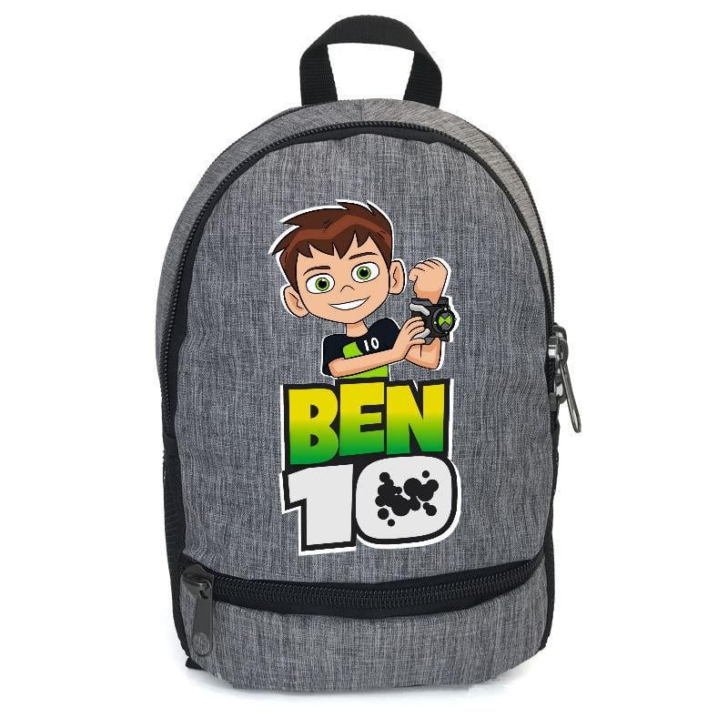 Школьный рюкзак подростковый Cappucino Toys с принтом Ben 10 BTN 0011-grey 12,5 л Серый (1644581937)
