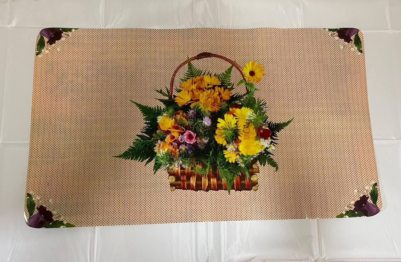 Клеенка на стол прямоугольная пластик 60х100 см (2153273408) - фото 3 Клеенка на стол прямоугольная пластик 60х100 см (2153273408) - фото 3