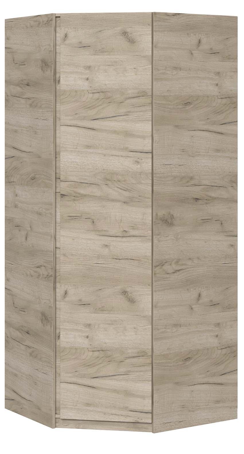 Шкаф угловой Мастер Форм Брайт 850х520х2000 мм Дуб крафт серый (31842) - фото 1