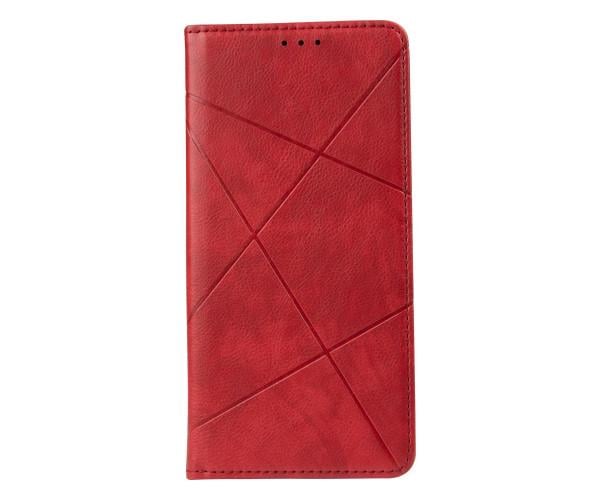 Чехол-книжка Business Leather для Samsung Galaxy A03 Red