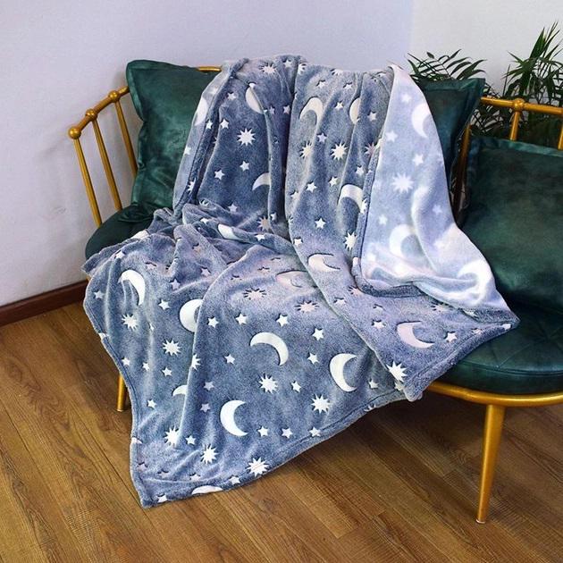 Плед плюшевий Blanket kids Magic Star 150х100 см Синій (ws75594-2) - фото 1 Плед плюшевий Blanket kids Magic Star 150х100 см Синій (ws75594-2) - фото 1