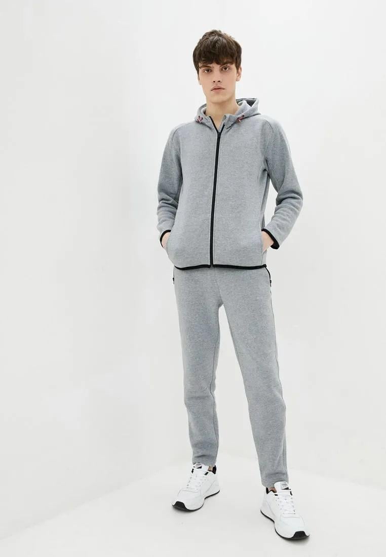 Мужской спортивный костюм 1087/1 M Серый (8423670)