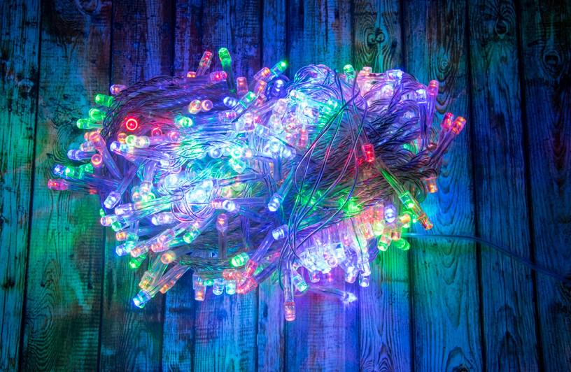 Гирлянда новогодняя 400 LED 15 м Разноцветный(1000399-White-0) Гирлянда новогодняя 400 LED 15 м Разноцветный(1000399-White-0)