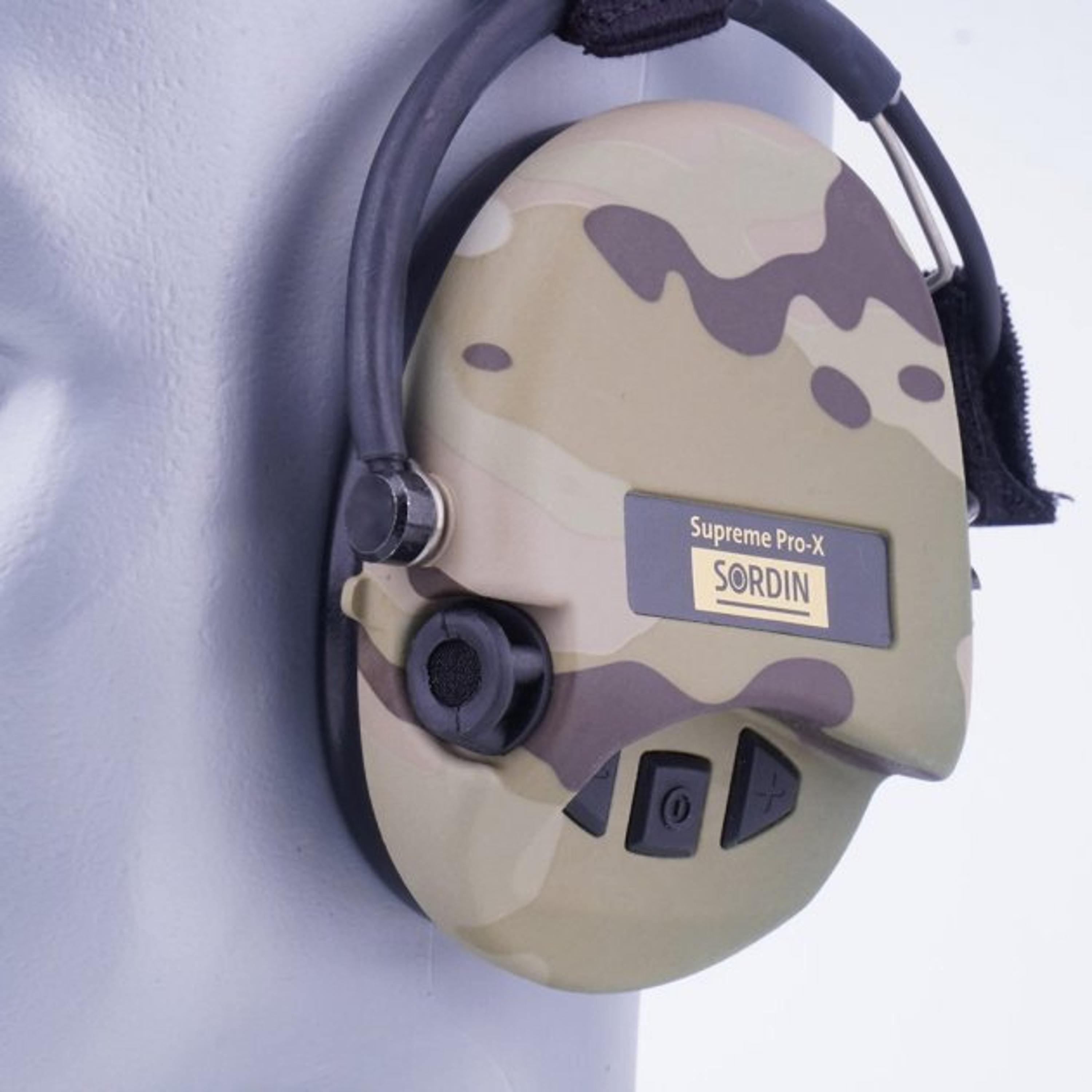 Наушники активные Sordin Supreme Pro-X Neckband с задним держателем под шлем Multicam (76302-X-06-S) - фото 2