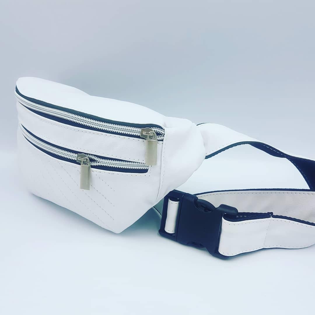 Сумка женская на пояс Forsa бананка Белый (119)