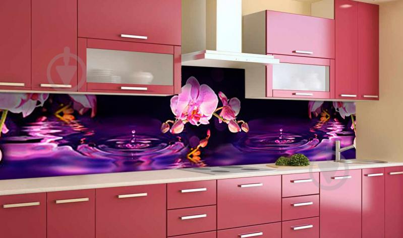 Наклейка виниловая кухонный фартук Zatarga "Орхидеи над водой" 650х2500 мм Наклейка виниловая кухонный фартук Zatarga "Орхидеи над водой" 650х2500 мм