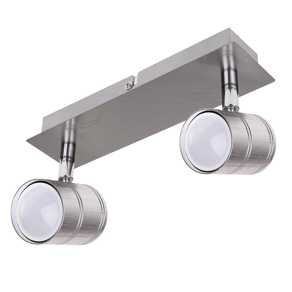 Светильник спот Brille HTL-205/2 GU10 SN (26-779)