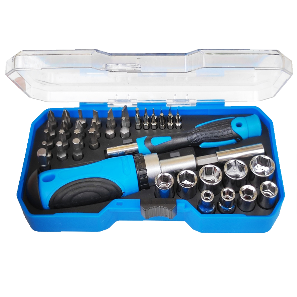 набор отверток с насадками 44 ед. (51390)