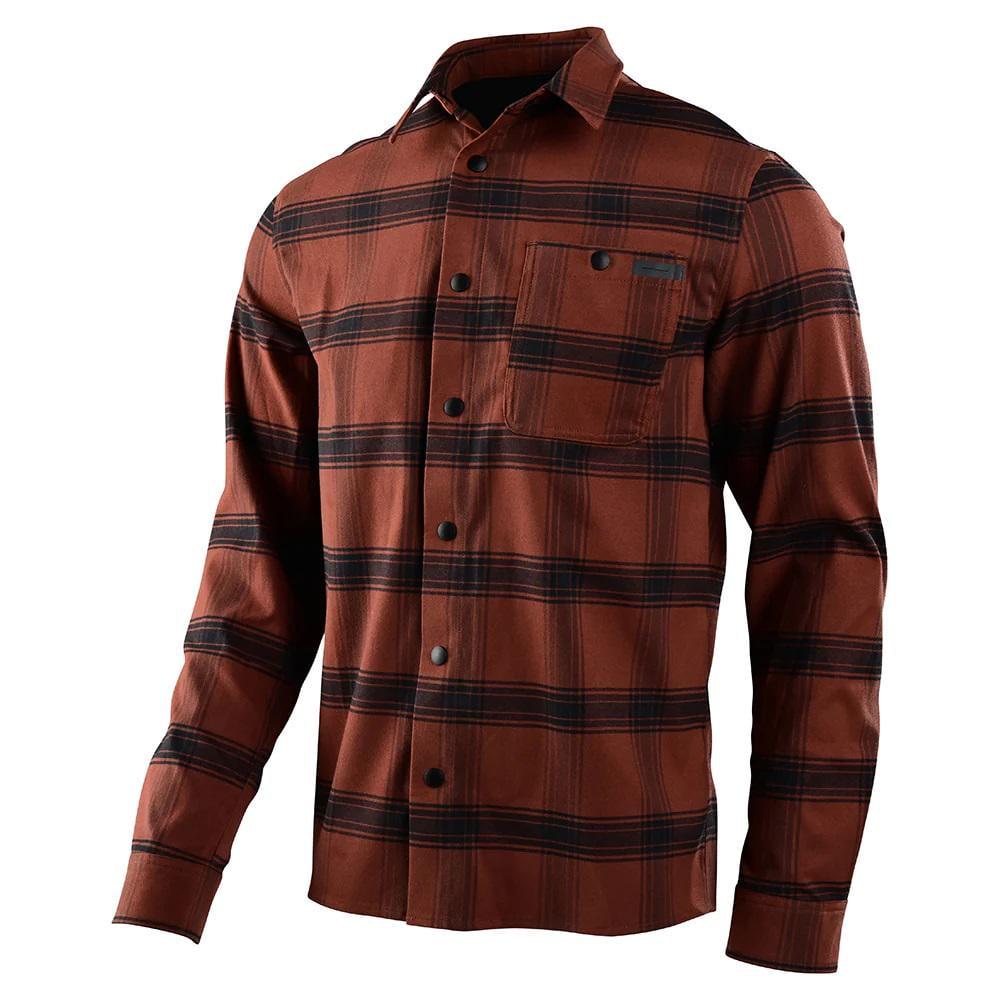 Рубашка TLD GRIND FLANNEL STRIPE RUSSET S