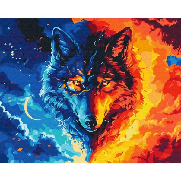 Картина по номерам BrushMe Зверь стихий BS54004 холст на подрамнике 40x50 см (2276003220)