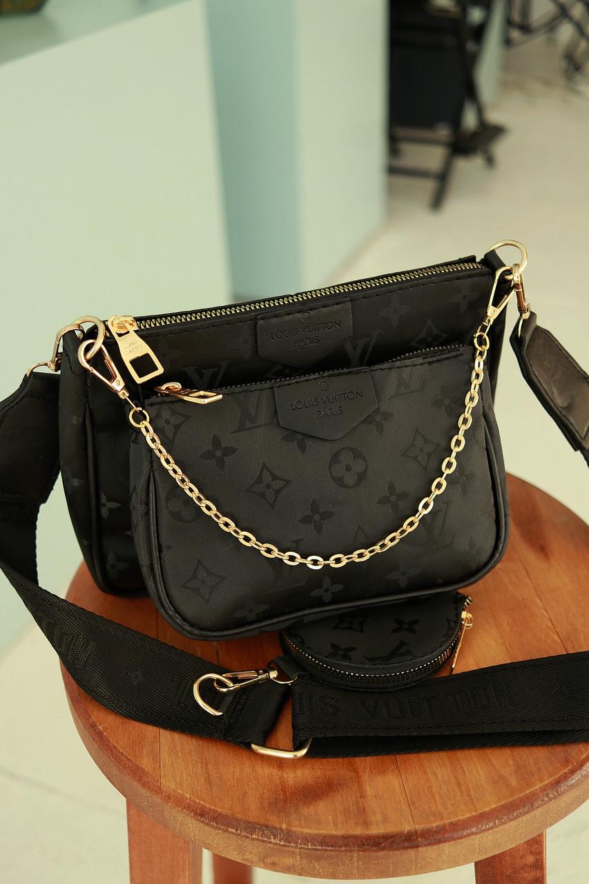 Сумка женская Louis Vuitton 3в1 клатч кросс-боди тройная (2053053975)