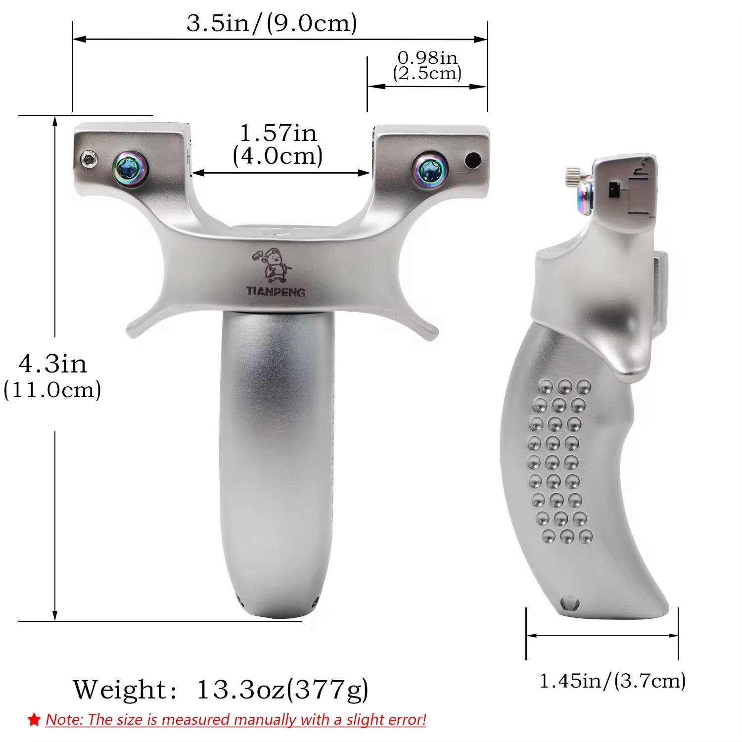 Рогатка преміум класу SFU Titanium для риболовлі/спорту/полювання з титанового сплаву (0034) - фото 2 Рогатка преміум класу SFU Titanium для риболовлі/спорту/полювання з титанового сплаву (0034) - фото 2