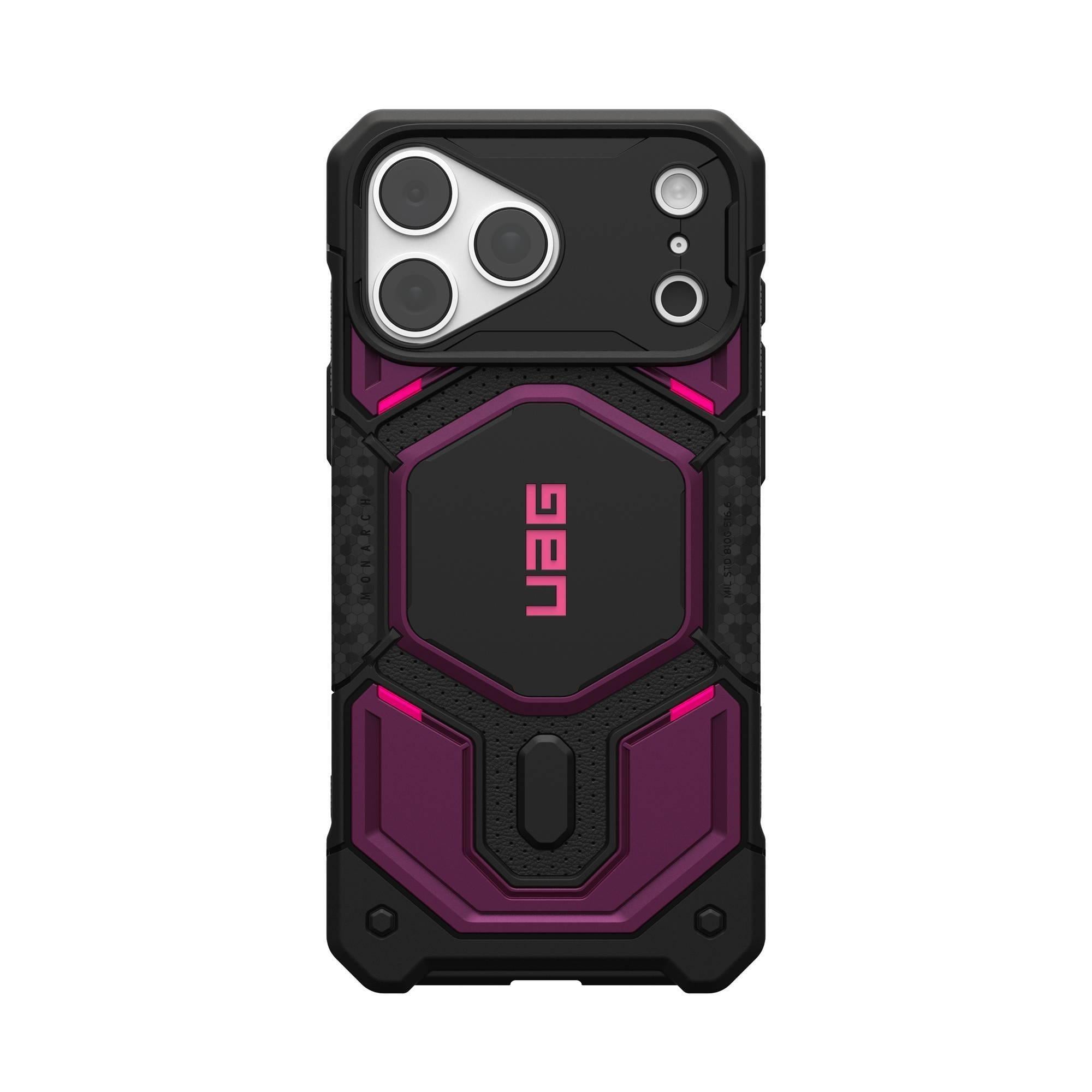 Чехол UAG Monarch Pro Magsafe для iPhone 18 Pro Max Deep Purple Synth (114568114I4I)